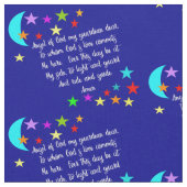 Guardian Angel Prayer Stoff (Nahaufnahme)