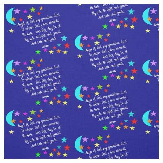 Guardian Angel Prayer Stoff (Muster)