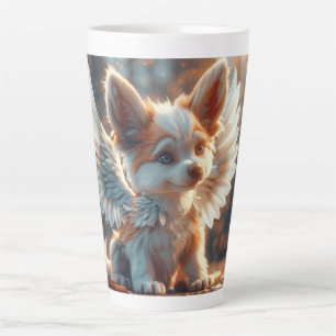Guardian Angel Puppy Digital Art Milchtasse