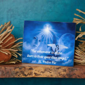 Guardian Angel Reminder Plaque Fotoplatte (Seite)