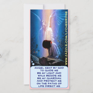 GUARDIAN ANGEL ROSE Fotokarte