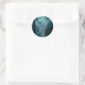 Guardian Angel Runder Aufkleber (Tasche)