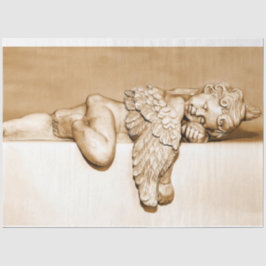 Guardian Angel Sleeping Decoupage 20x30 Seidenpapier