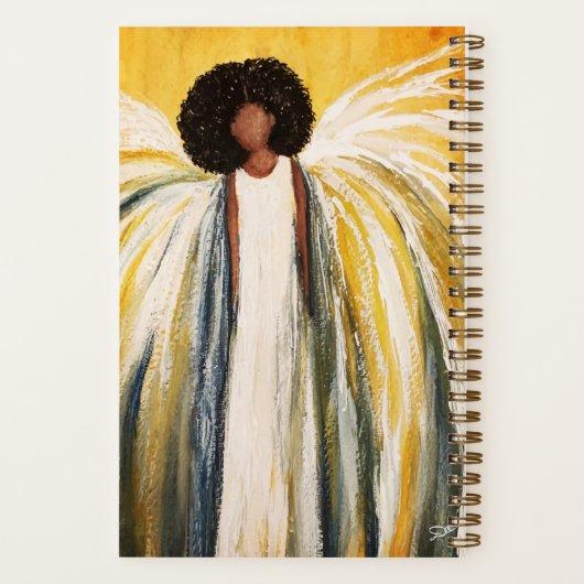 Guardian Angel Spiral Notebook Notizblock (Rückseite)