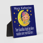 Guardian Angel Tabletop Plaque mit Easel Fotoplatte (Vorderseite)