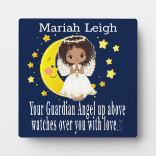 Guardian Angel Tabletop Plaque mit Easel Fotoplatte