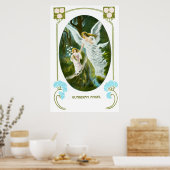 Guardian Angel und Girl Poster (Küche)