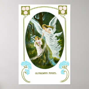 Guardian Angel und Girl Poster