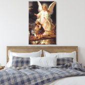 Guardian Angel und Kinder Leinwanddruck (Insitu (Schlafzimmer))