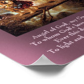 Guardian Angel und Zwei Kinder Poster (Ecke)