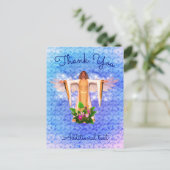 Guardian Angel Vielen Dank für Ihre individuelle P Postkarte (Stehend Vorderseite)