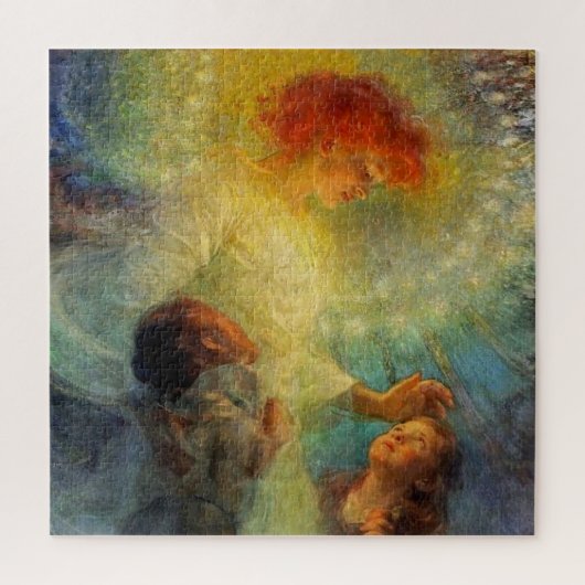 "Guardian Angel" von Franz Dvorak Puzzle (Vertikal)