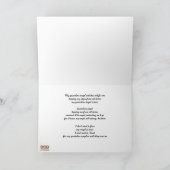 Guardian Angel Weihnachtskarte Feiertagskarte (Innenseite)