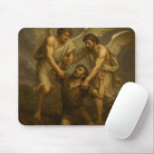 Guardian Angels Ein Mann aus Verzweiflung heben Mousepad (Mit Mouse)