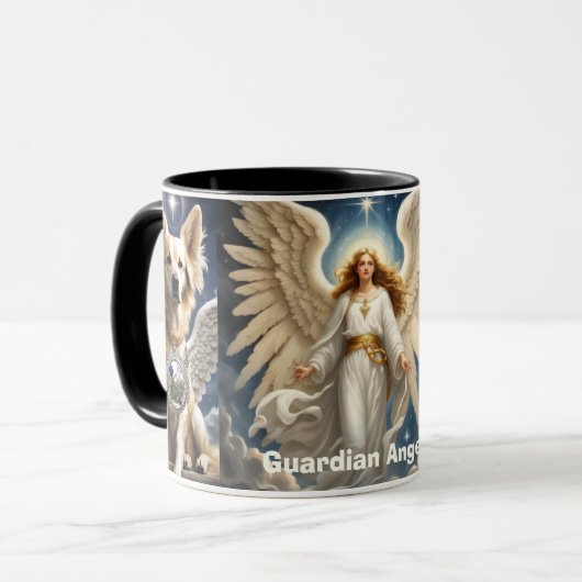 Guardian Angels Invocation and Dankbarkeit Tasse (Vorderseite Links)