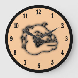 Guardian Bulldog Wall Clock Große Wanduhr