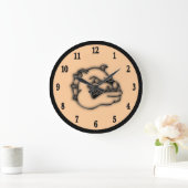 Guardian Bulldog Wall Clock Große Wanduhr (Zuhause)