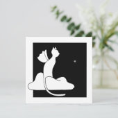 Guardian Cat Feiertagskarte (Stehend Vorderseite)