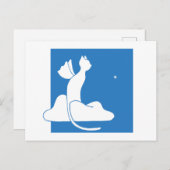 Guardian Cat Postkarte (Vorne/Hinten)