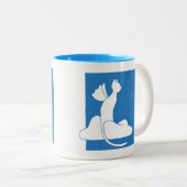 Guardian Cat Zweifarbige Tasse (VorderseiteRechts)