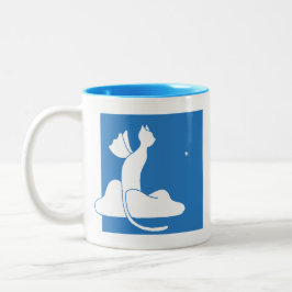 Guardian Cat Zweifarbige Tasse