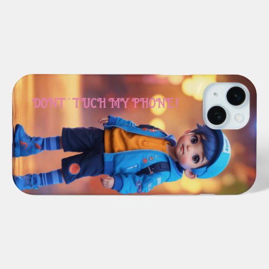 : "Guardian Chibi: 4D Animated Niedlich Boy Phone Case-Mate iPhone Hülle (Rückseite (Horizontal))