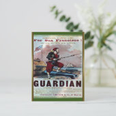 Guardian Clipper Sailing Postkarte (Stehend Vorderseite)