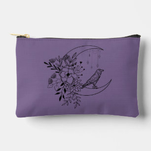 Guardian Crow Zipper Pouch Tarot Card Beutel