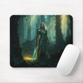 Guardian Elf des verzauberten Reiches Mousepad (Mit Mouse)