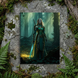 Guardian Elf des verzauberten Reiches Notizblock