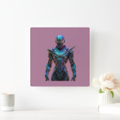 Guardian Encrypt Everything Quadratische Wanduhr (Zuhause)