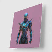 Guardian Encrypt Everything Quadratische Wanduhr (Winkel)