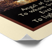 Guardian Engel, Kinder, Brücke und Gedicht Poster (Ecke)