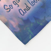 Guardian Engel mit Gedicht Fleecedecke (Ecke)