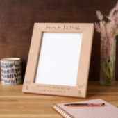 Guardian Engel Personalisiert in Loving Memory 8x1 Geätzte Rahmen (Links)