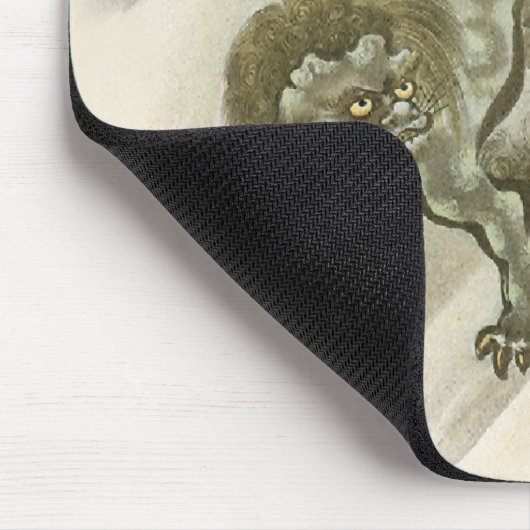 Guardian Foo Dog of the Orient Mousepad (Ecke)