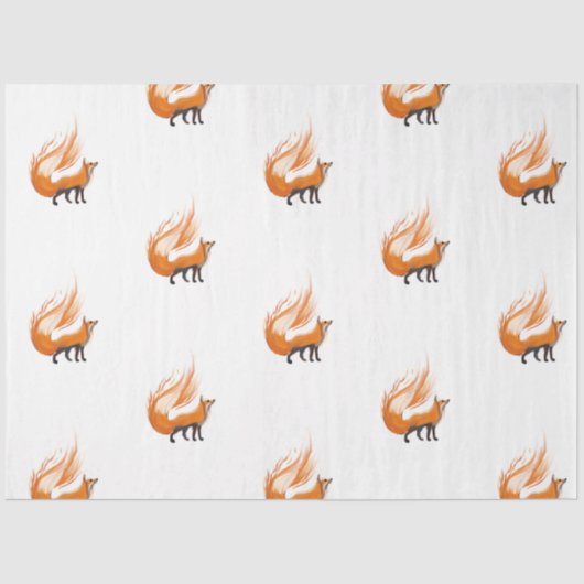 Guardian Fox Tissue Paper Seidenpapier (Vorderseite)