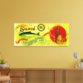 Guardian Lmon Can LabelChignik Bay, AK Leinwanddruck (Insitu (Wohnzimmer))