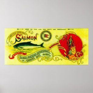 Guardian Lmon Can LabelChignik Bay, AK Poster