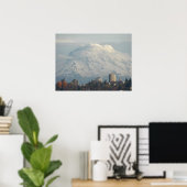 Guardian Mount Rainier Fotografische Landschaft Poster (Heimbüro)