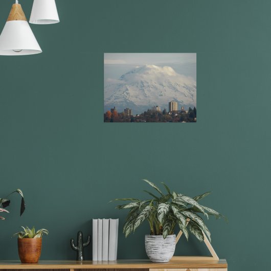 Guardian Mount Rainier Fotografische Landschaft Poster (Wohnzimmer 1)