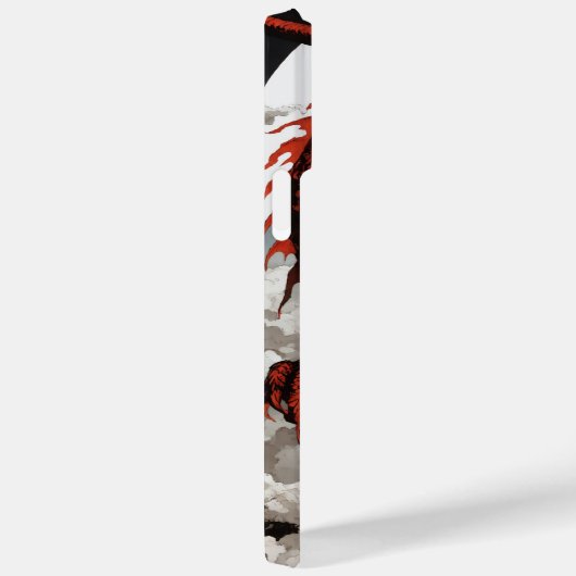 : "Guardian of Elegance: Dragon-Themed iPhone Case (Rückseite / Rechts)