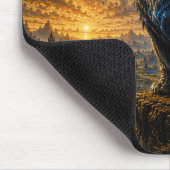 Guardian of the Celestial Realm Mouse Pad Mousepad (Ecke)