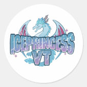 Guardian of the Northern Peaks Runder Aufkleber (Vorderseite)