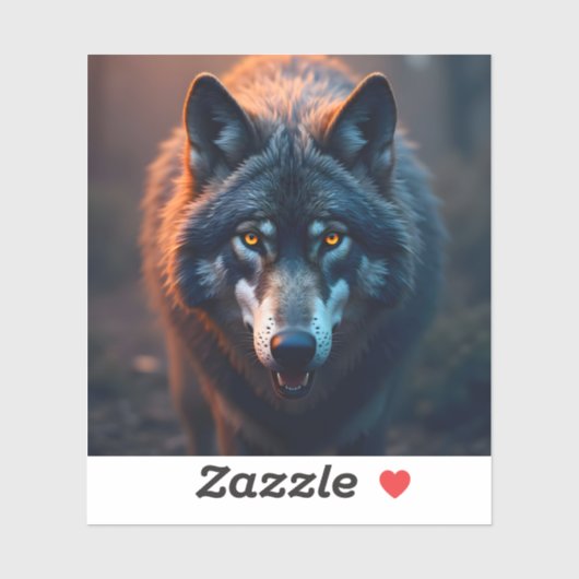 Guardian Of The Wild - Square Vinyl Sticker (Blatt)