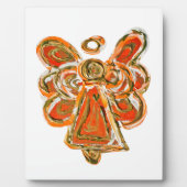 Guardian Orange Angel Malerei Kunstgift Plaque Fotoplatte (Vorderseite)