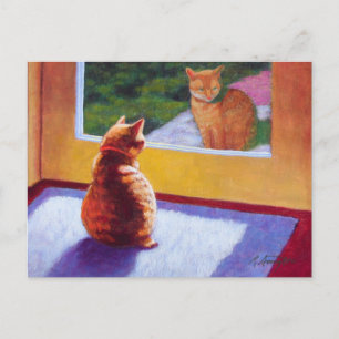 Guardian Orange Tabby Manx Postkarte