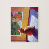 Guardian Orange Tabby Manx Puzzle (Vertikal)