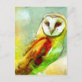 Guardian Owl Postkarte (Vorderseite)