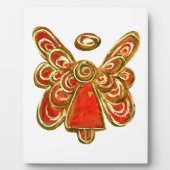 Guardian Red Angel Malerei Kunstgift Plaque Fotoplatte (Vorderseite)